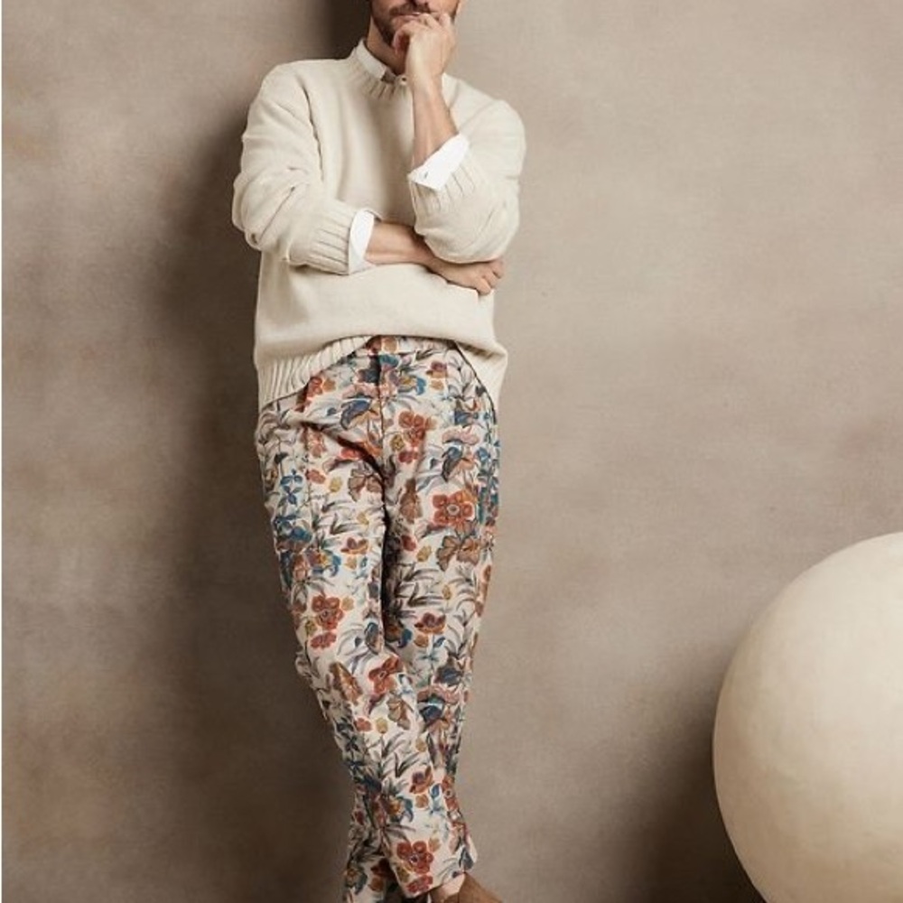 Banana Republic Jacobean Suit Pant